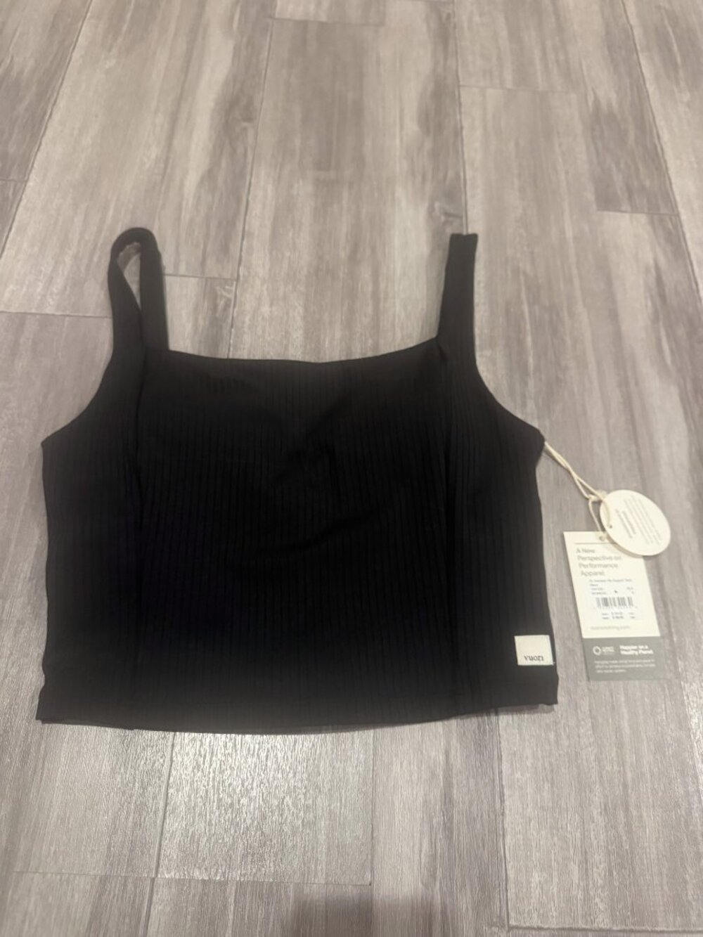 Vuori SL Inversion Rib Support Tank – Black – NWT - Picture 1 of 2
